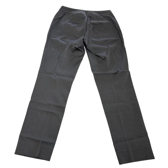 Club Monaco Pants Womens 0 Gray Slim Straight Stretch Mid Rise Professional Work - Picture 2 of 8